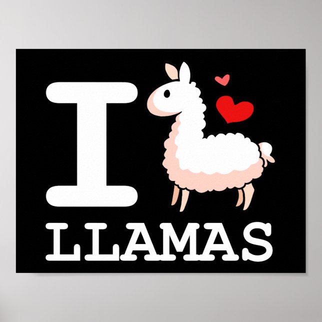 Póster I Llama Llamas (Frente)