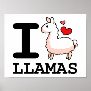 Póster I Llama Llamas