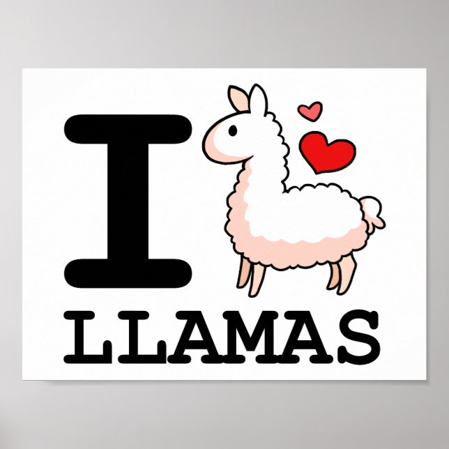 Póster I Llama Llamas (Frente)
