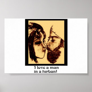 Póster I love a man in a turban POSTER!!