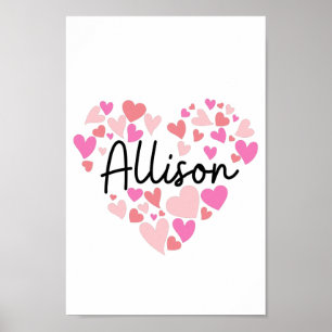 Póster I love Allison