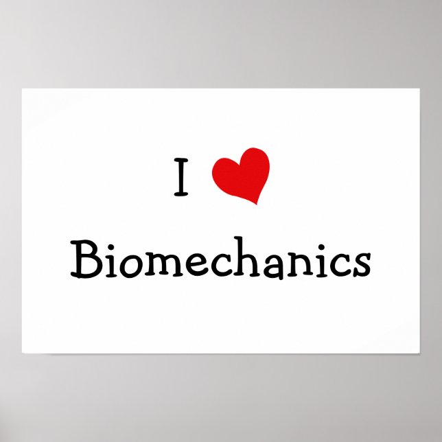 Póster I Love Biomechanics (Frente)