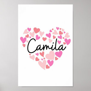 Póster I love Camila