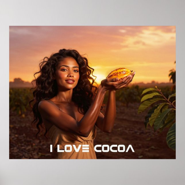 PÓSTER I LOVE COCOA (Frente)