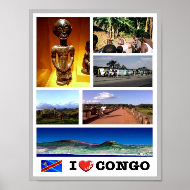Póster I LOVE - Congo - (Frente)