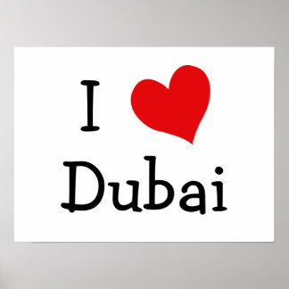 Póster I Love Dubai