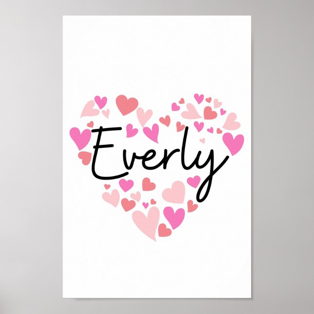 Póster I love Everly ] (Frente)