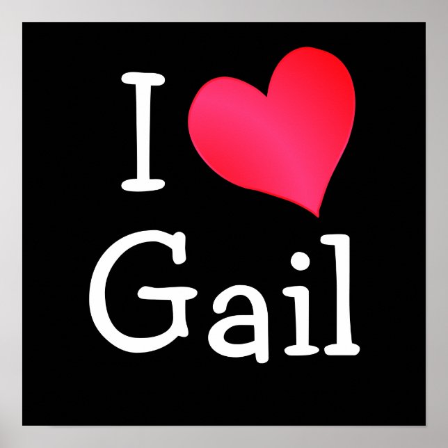 Póster I Love Gail (Frente)