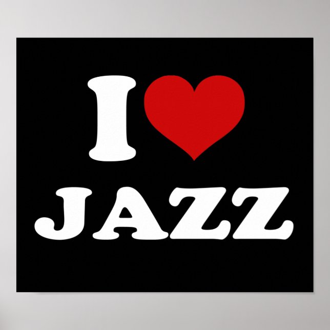 Póster I Love Jazz (Frente)
