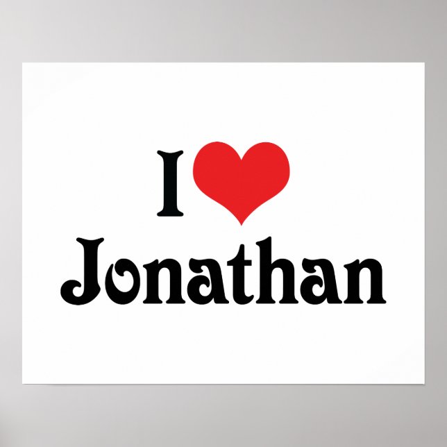 Póster I Love Jonathan (Frente)