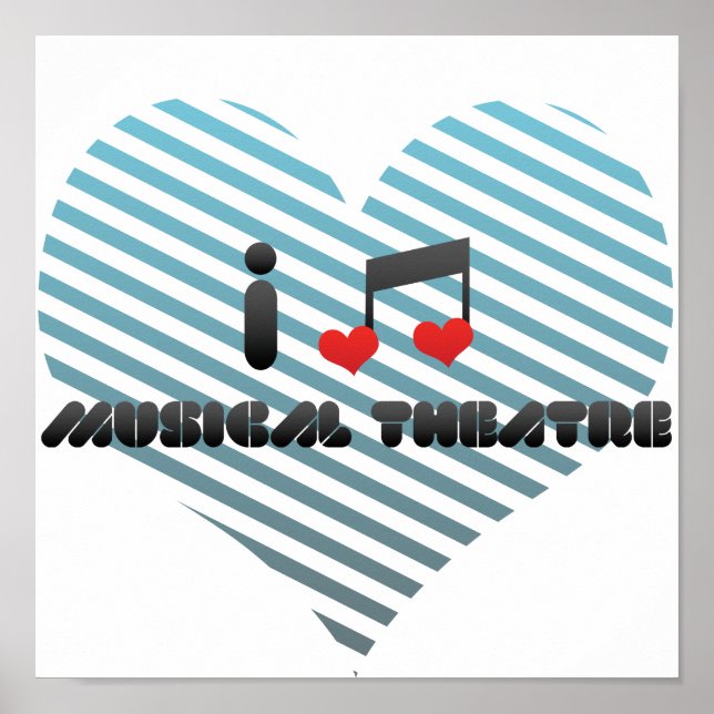 Póster I Love Musical Theatre (Frente)