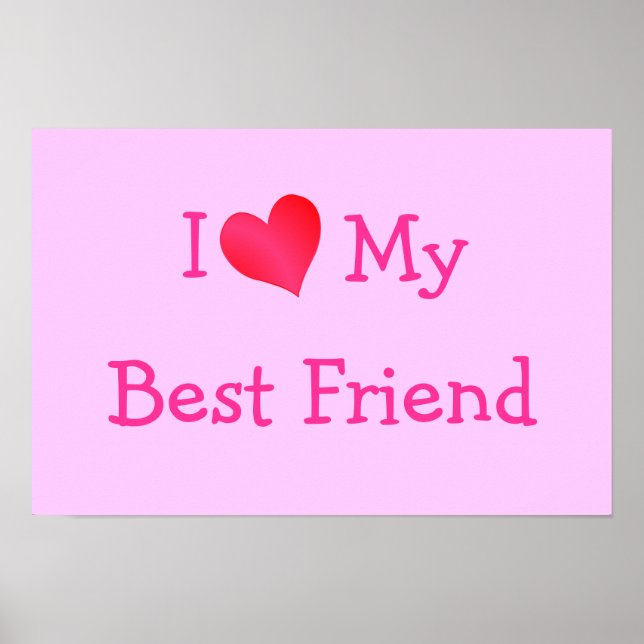 Póster I Love My Best Friend (Frente)