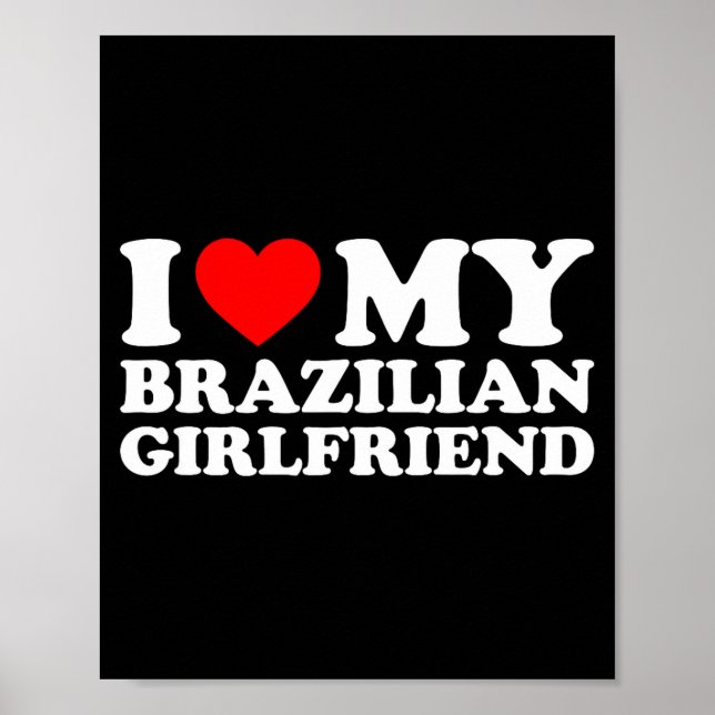 Póster I Love My Brazilian Girlfriend  (Frente)