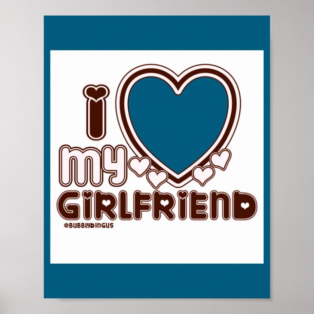 Póster I Love My Girlfriend  (Frente)