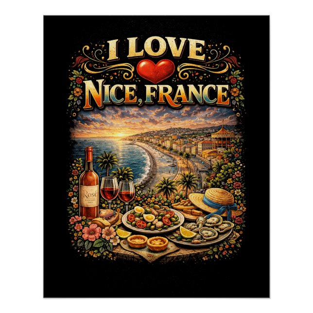 Póster I Love Nice (Anverso)