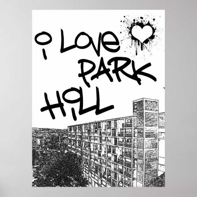 Póster I Love Park Hill (Frente)