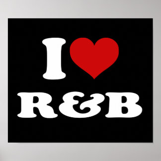 Póster I Love R&B