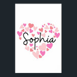 Póster I love Sophia<br><div class="desc">I love Sophia - show all of your love for Sophia,  great gift for wedding,  anniversary,  engagement,  birthday</div>