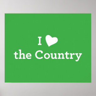 Póster I Love the Country