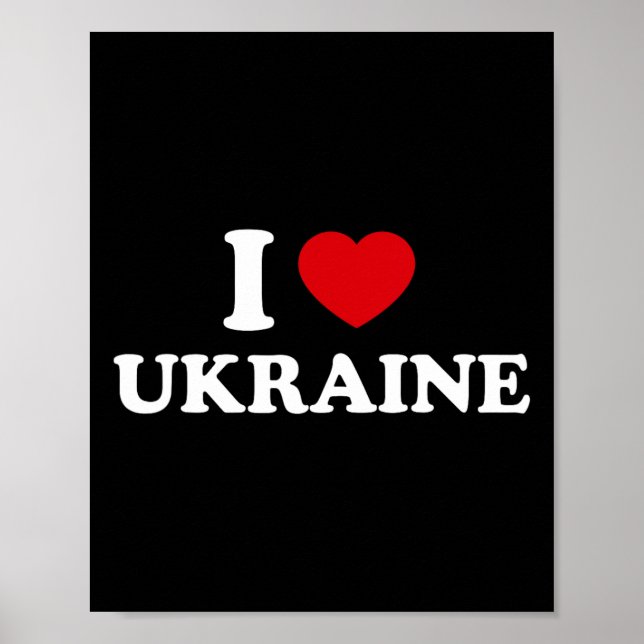 Póster I Love Ukraine 2  (Frente)