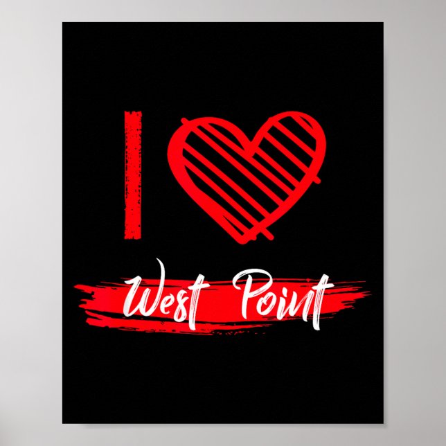 Póster I Love West Int I Heart West Int  (Frente)