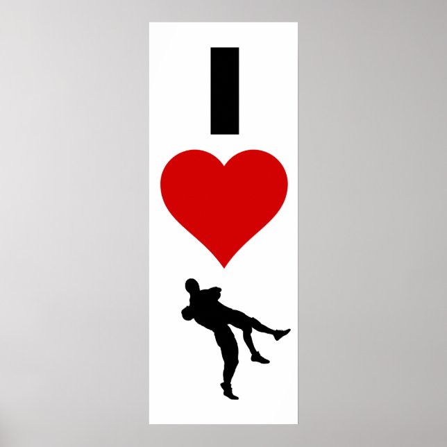 Póster I Love Wrestling (Vertical) (Frente)