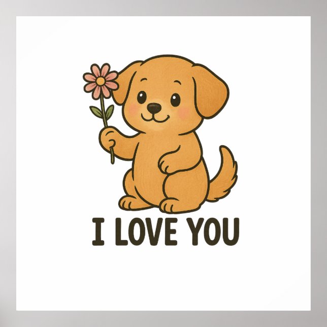 Póster I Love You  (Frente)