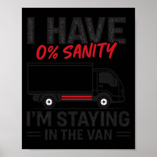 Póster I’m Staying In The Van Funny Phasmophobia Gamer Me (Frente)