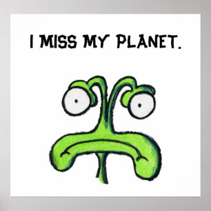 Póster I MISS MY PLANET poster