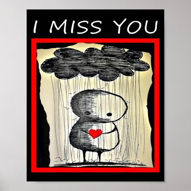 Póster I Miss You Valentine’s Day  (Frente)