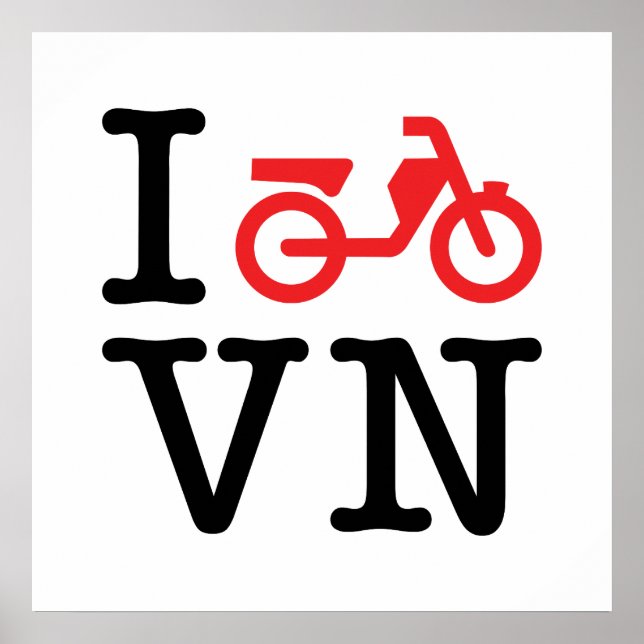 Póster I Motorbike Vietnam (Frente)