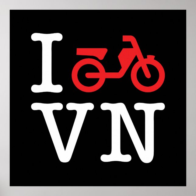 Póster I Motorbike Vietnam (Frente)