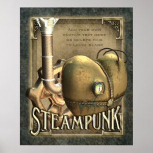 Póster I poster del personalizado de Steampunk del