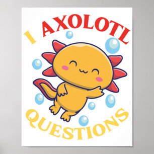 Póster I Preguntas Axolotl Clásico