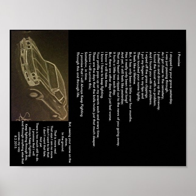Póster i promise poem poster (Frente)