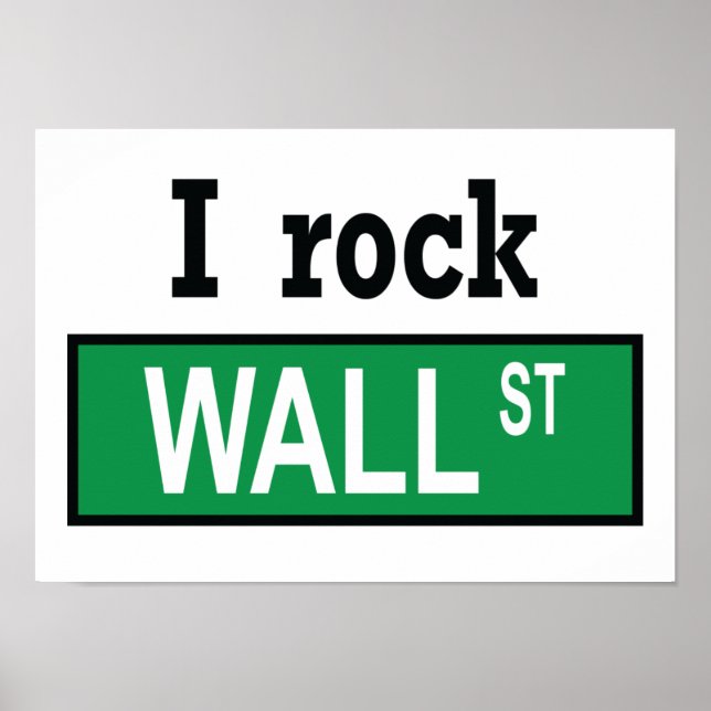 Póster I rock Wall Street - Poster (Frente)