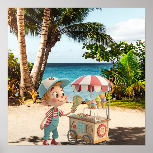 Póster I Scream Cone (Frente)