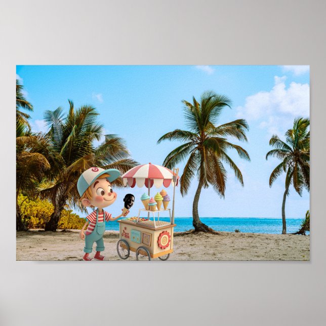 Póster I Scream Cone (Frente)