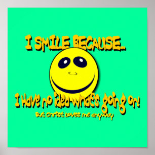 PÓSTER I SMILE BECAUSE...V1