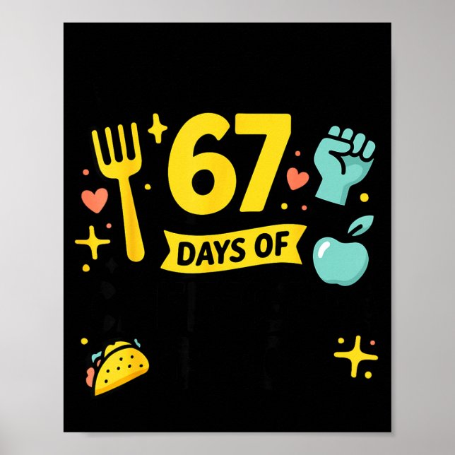 Póster I Survived 67 Days Of Cafeteria Chaos Lunch Lady S (Frente)