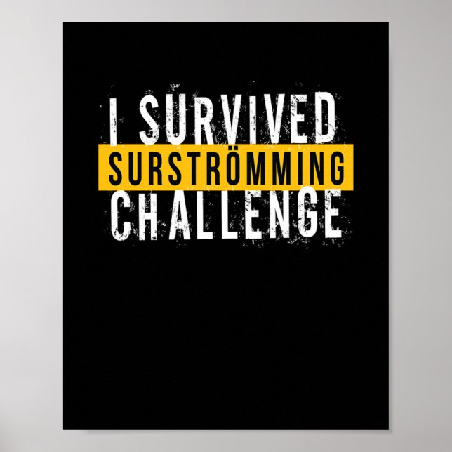 Póster I Survived Surstroemming (Frente)