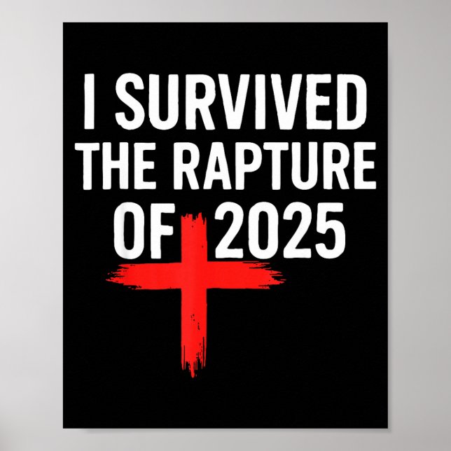 Póster I Survived The Rapture Of 2025  (Frente)