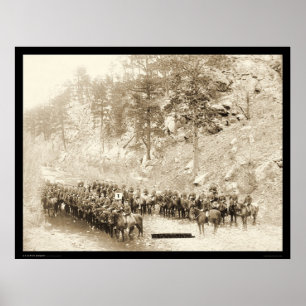 Póster I Troop 8th Cavalry near Fort Meade SD 1889