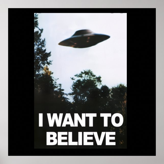 Póster I want to believe (Frente)