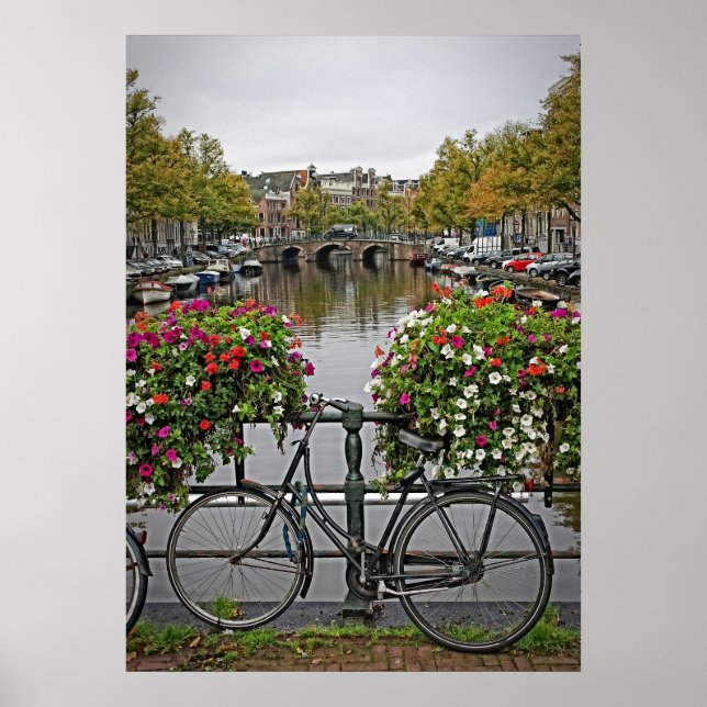 Póster I Want to Ride My Bicycle in Amsterdam - Postcard (Frente)