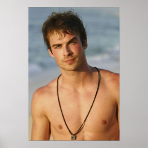 Póster Ian Somerhalder Shirless