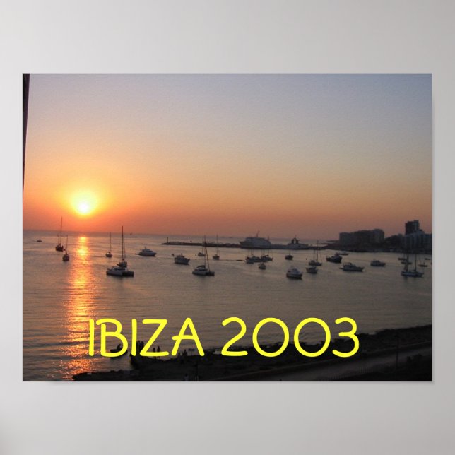 Póster Ibiza Sunset (Frente)