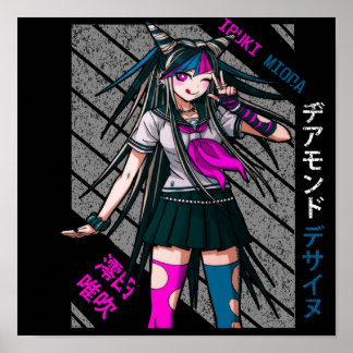 Póster Ibuki Mioda Super Dangan Ronpa 2