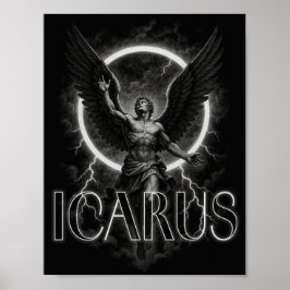 Póster ICARUS aesthetic designer poster