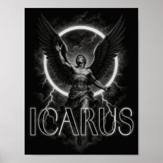 Póster ICARUS aesthetic designer poster